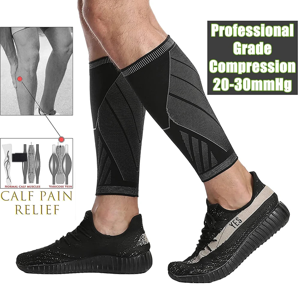 Running Athletic Compression Sleeve – Calf Support for Sports Safety