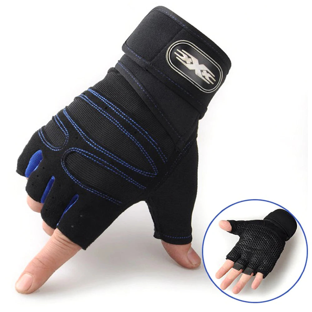 Weight Lifting Fitness Half Finger Gloves - Non-slip Breathable