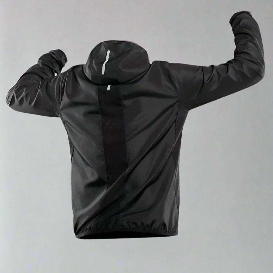 Reflective Hooded Coat - Gradient Colour Sportswear Jacket