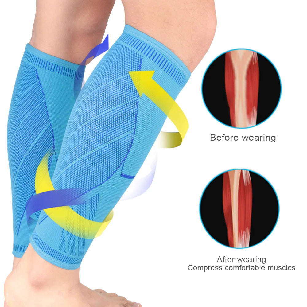 Running Athletic Compression Sleeve – Calf Support for Sports Safety