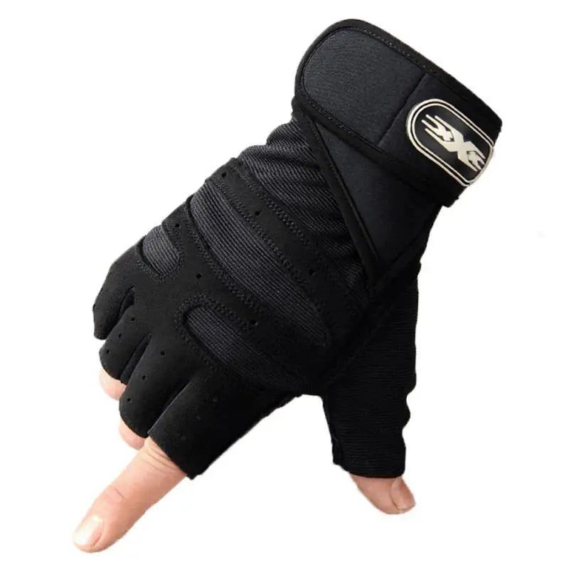 Weight Lifting Fitness Half Finger Gloves - Non-slip Breathable