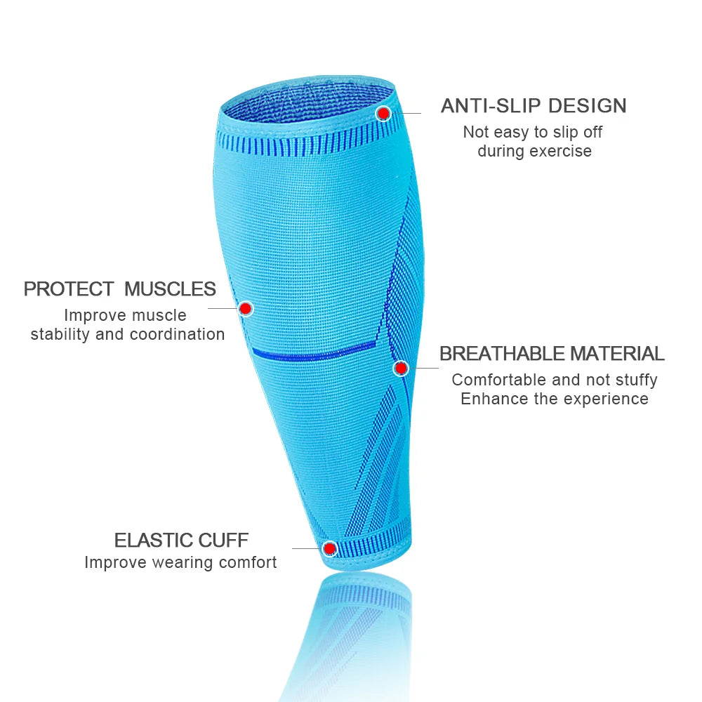 Running Athletic Compression Sleeve – Calf Support for Sports Safety