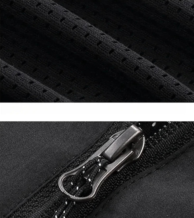 Reflective Hooded Coat - Gradient Colour Sportswear Jacket