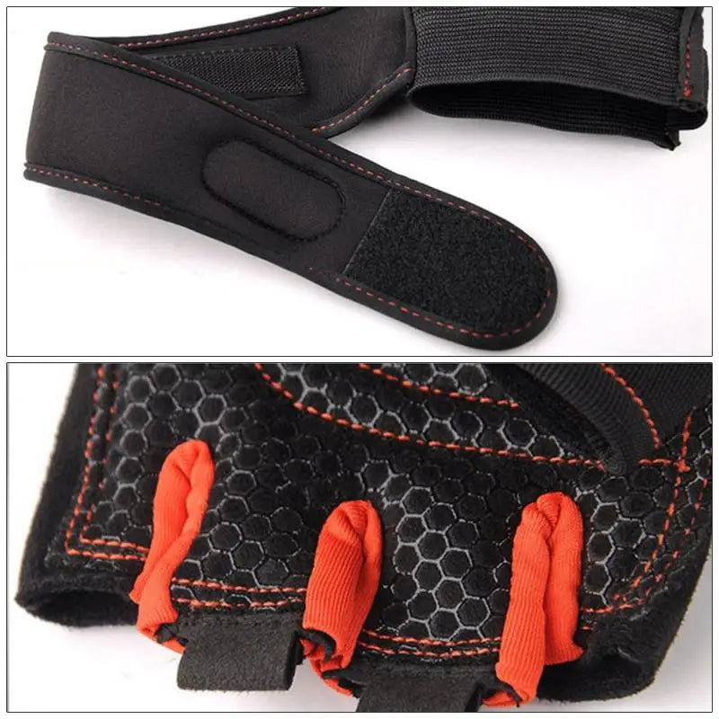 Weight Lifting Fitness Half Finger Gloves - Non-slip Breathable