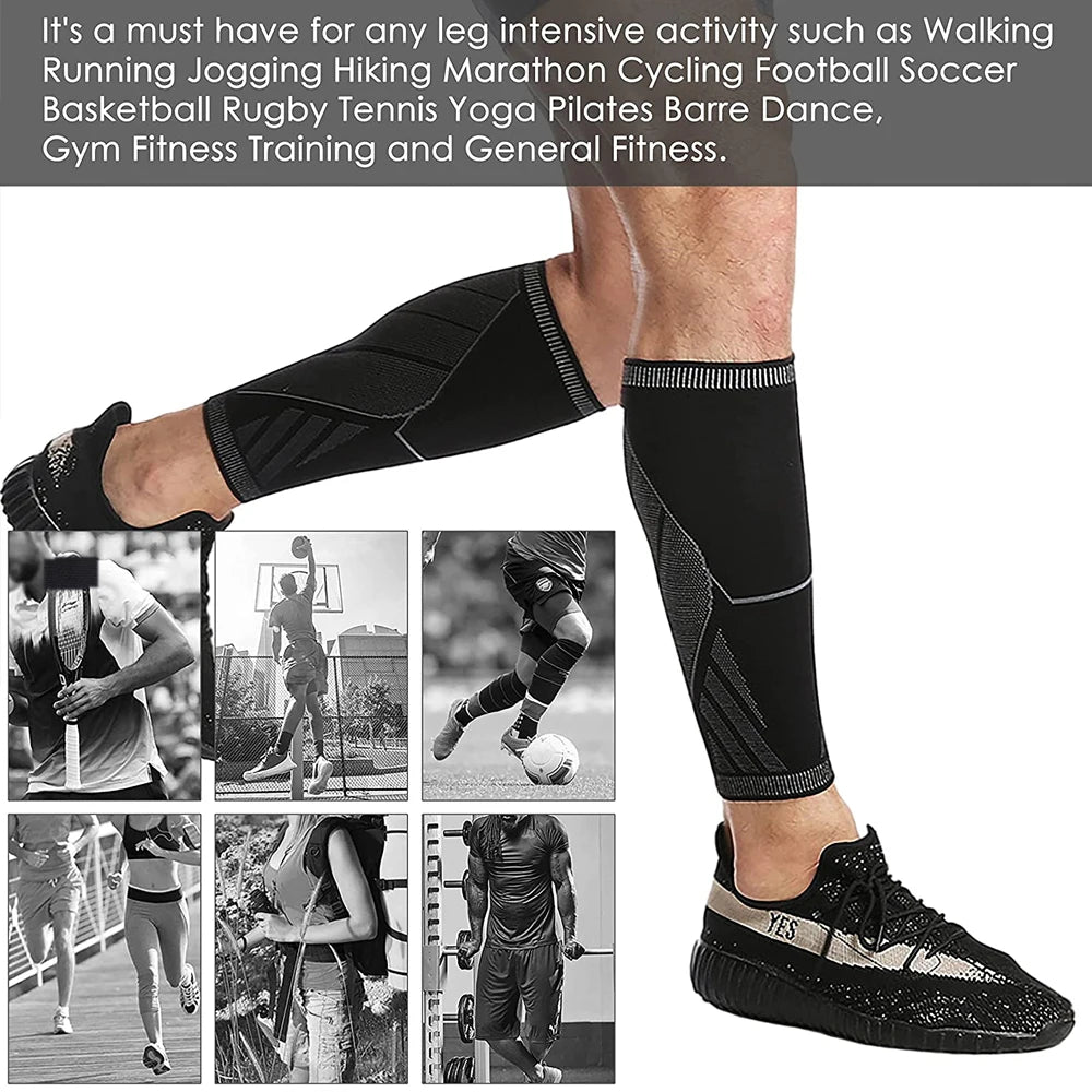 Running Athletic Compression Sleeve – Calf Support for Sports Safety