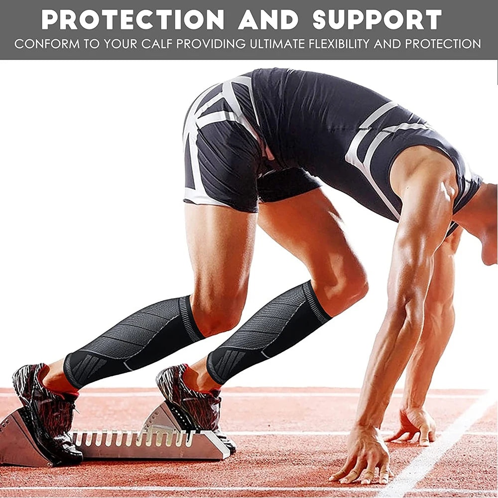 Running Athletic Compression Sleeve – Calf Support for Sports Safety