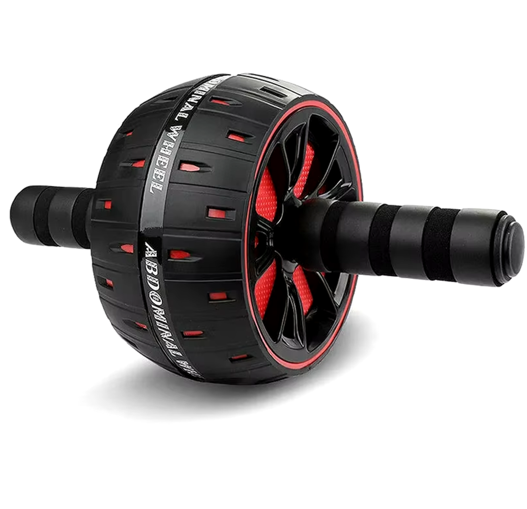 Model image of the black and red core ab wheel roller - best for core and ab strength