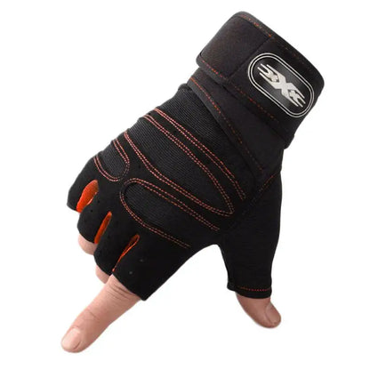Weight Lifting Fitness Half Finger Gloves - Non-slip Breathable