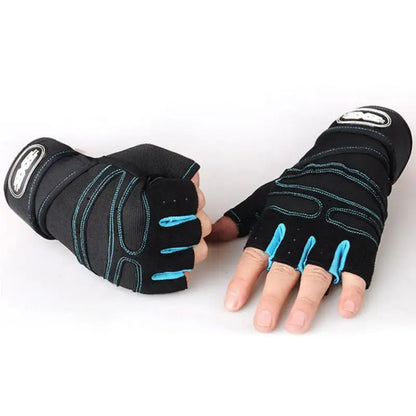 Weight Lifting Fitness Half Finger Gloves - Non-slip Breathable