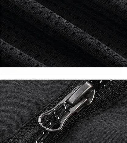 Reflective Hooded Coat - Gradient Colour Sportswear Jacket